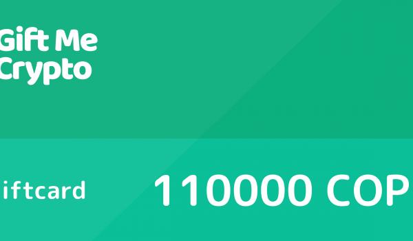 Gift Me Crypto Gift Card 110000 COP