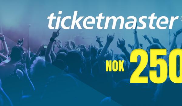 Ticketmaster Gift Card 250 NOK