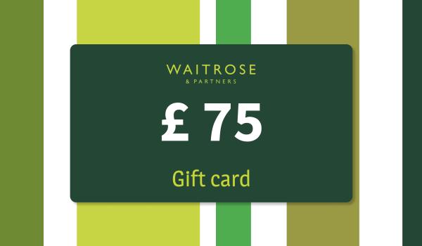 Waitrose Gift Card 75 GBP