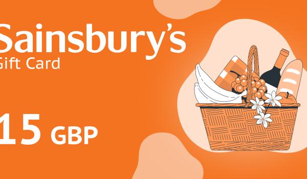 Sainsburys Gift Card 15 GBP