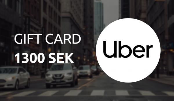 Uber Gift Card 1300 SEK