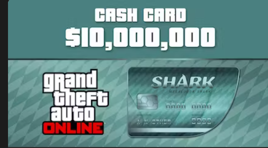 Grand Theft Auto Online Megalodon Shark Cash Card 10 000 000 DLC (Xbox)