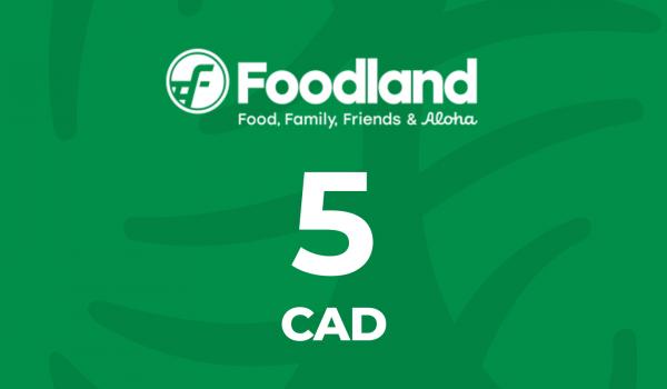 Foodland Gift Card 5 CAD