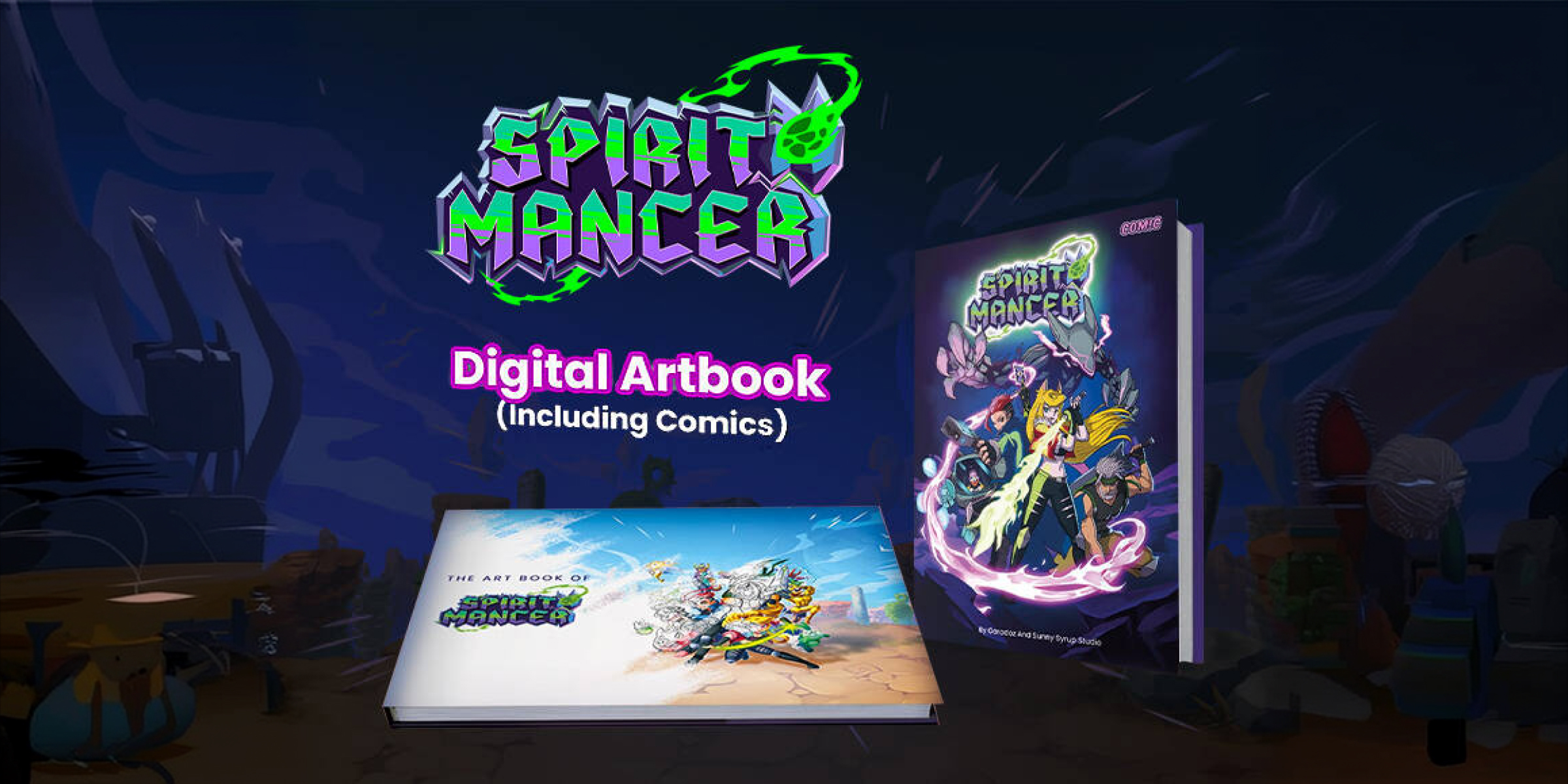 Spirit Mancer Digital Artbook and Comics (PC)