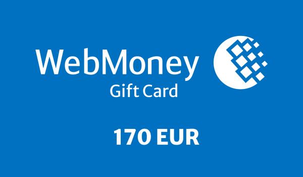 WebMoney Gift Card 170 EUR
