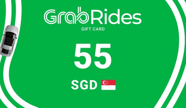 Grab Rides Gift Card 55 SGD