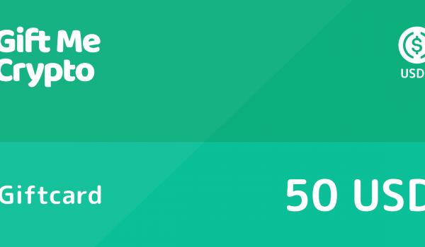 Gift Me Crypto Gift Card USDC 50 USD