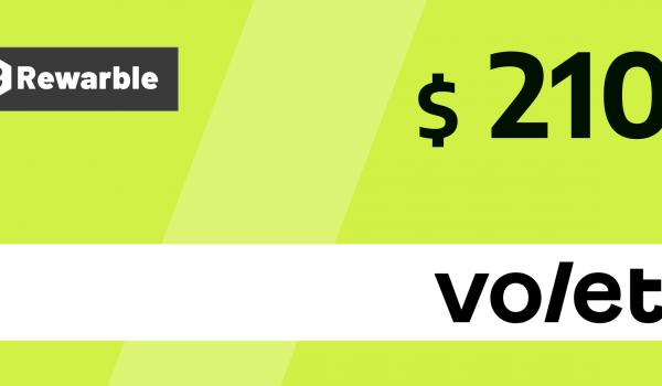 Volet Gift Card 210 USD
