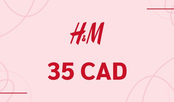 H and M Gift Card 35 CAD