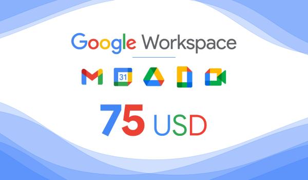Google Workspace Gift Card 75 USD
