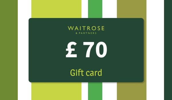 Waitrose Gift Card 70 GBP