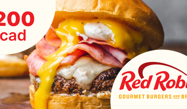 Red Robin Gift Card 200 CAD