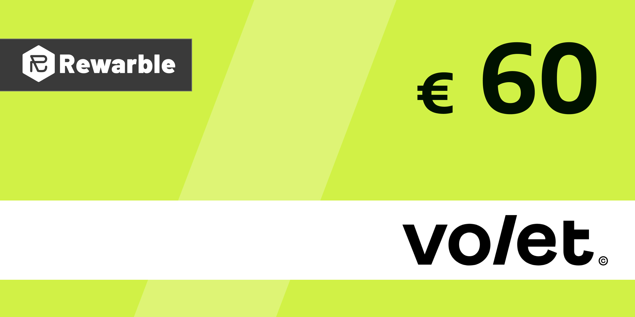 Volet Gift Card 60 EUR