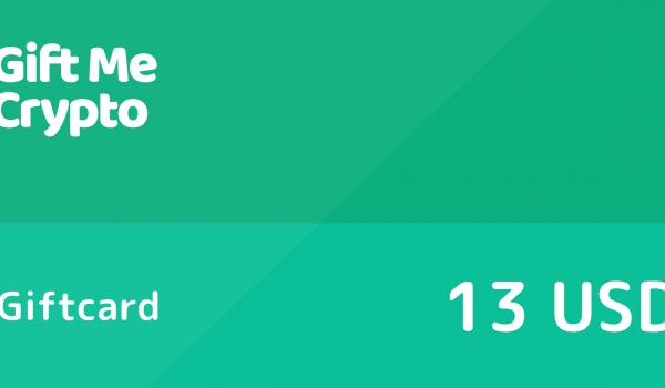 Gift Me Crypto Gift Card 13 USD