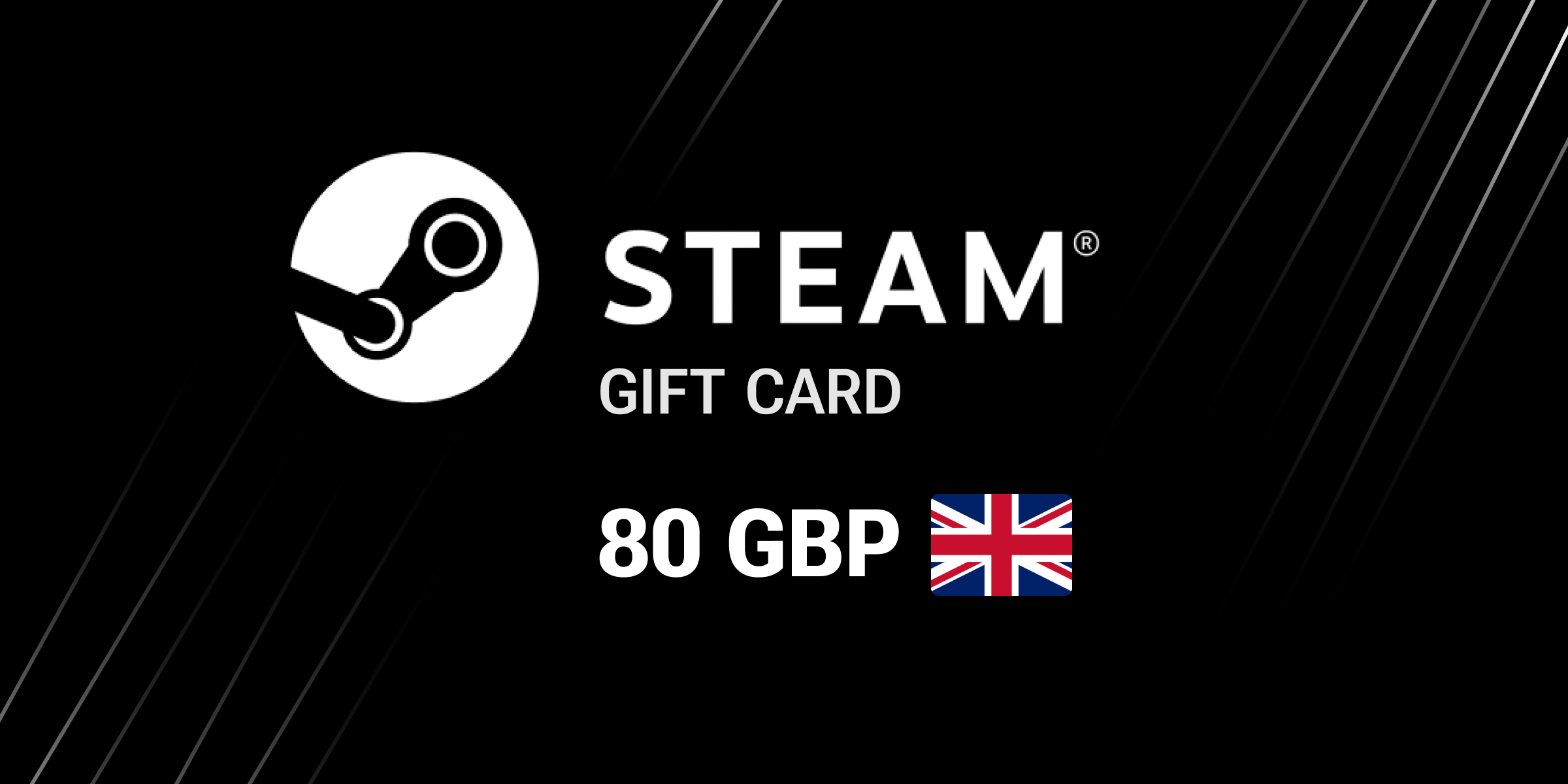 Steam Gift Card 80 GBP