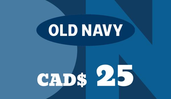 Old Navy Gift Card 25 CAD