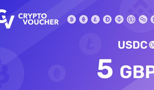 Crypto Voucher USDC 5 GBP