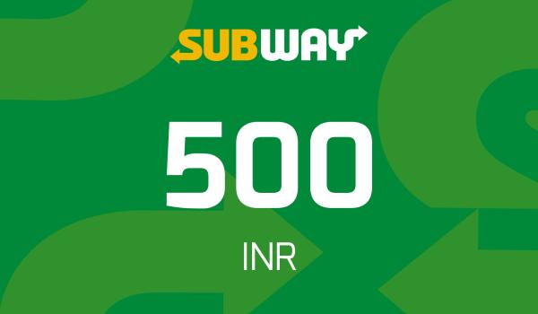 Subway Gift Card 500 INR
