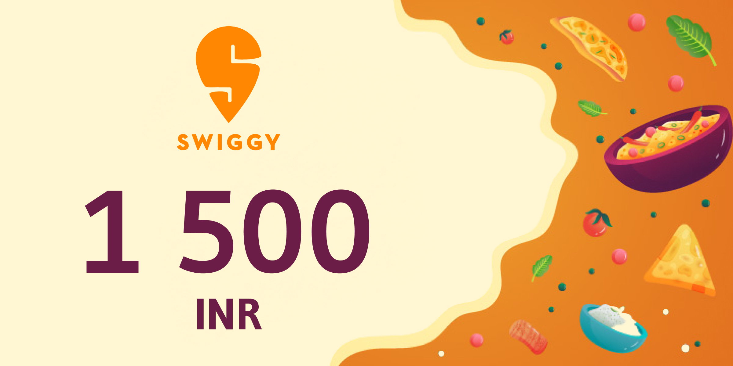 Swiggy Gift Card 1500 INR