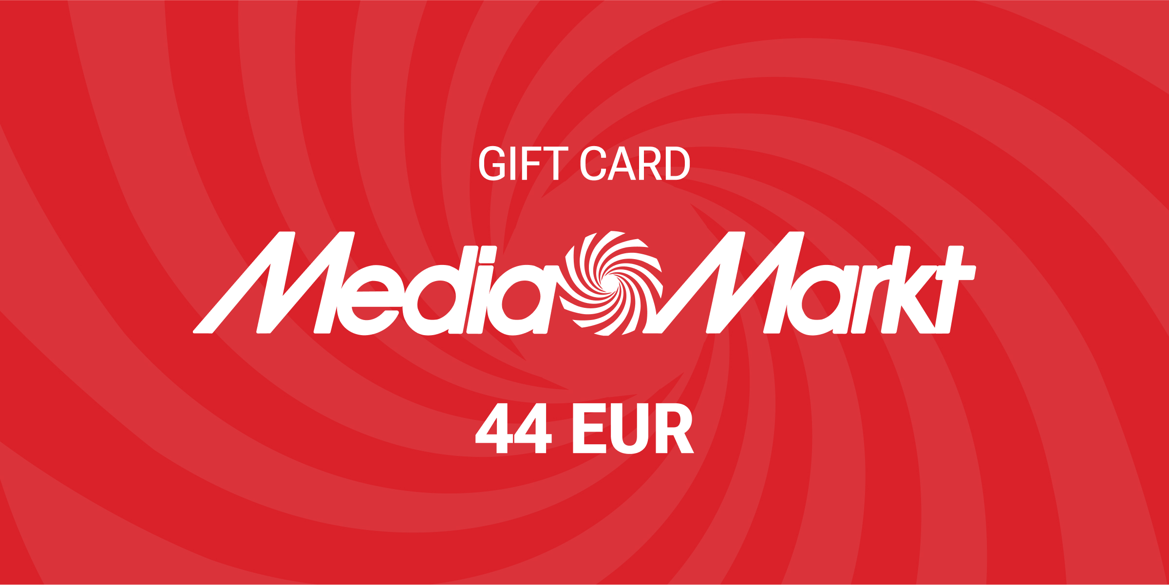 Media Markt Gift Card 44 EUR