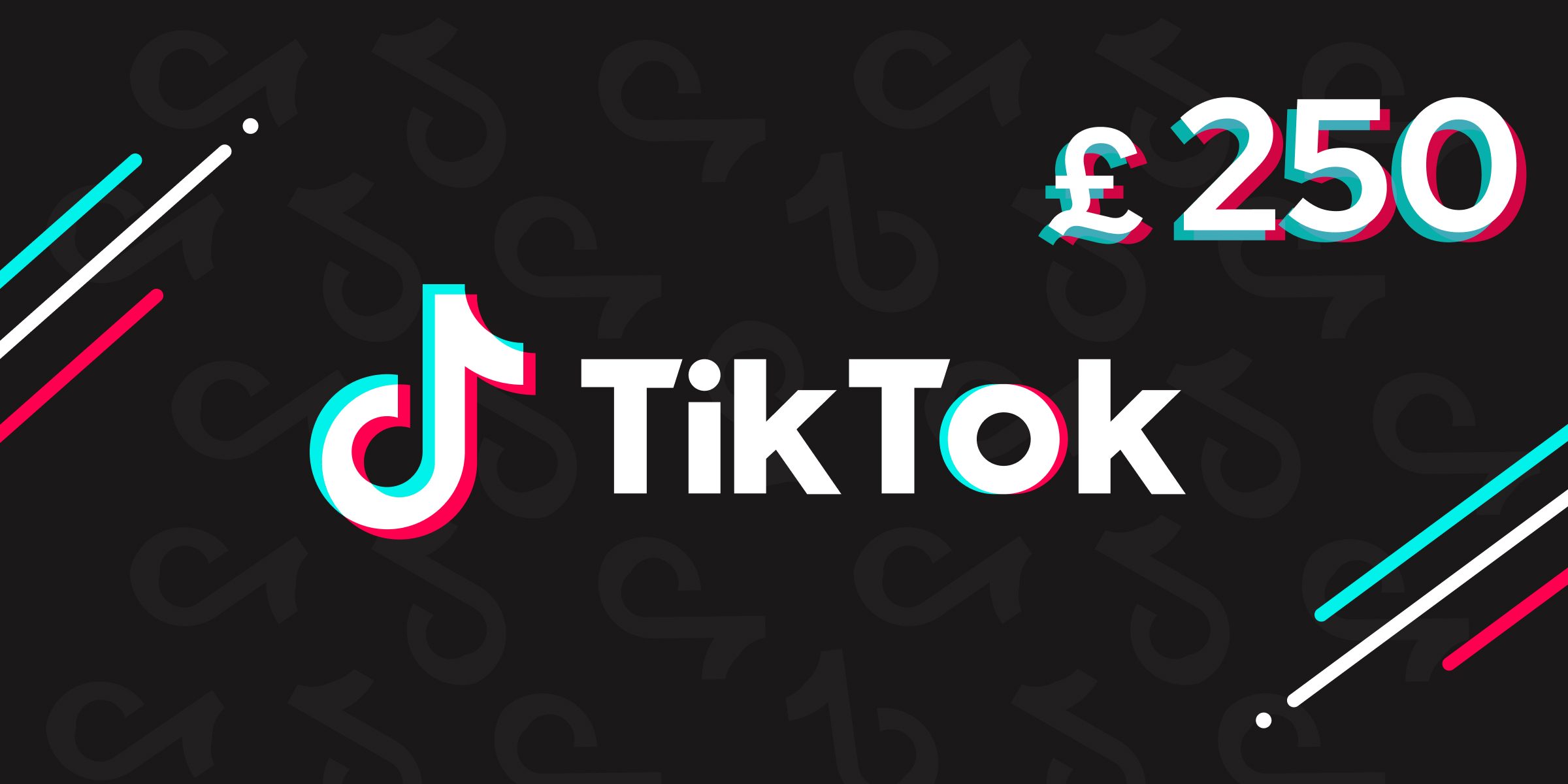 TikTok Gift Card 250 GBP