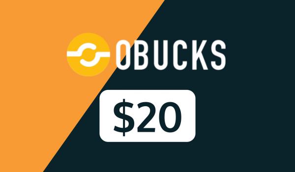 oBucks Gift Card 20 USD