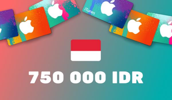Apple iTunes Gift Card 750000 IDR