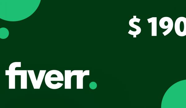 Fiverr Gift Card 190 USD