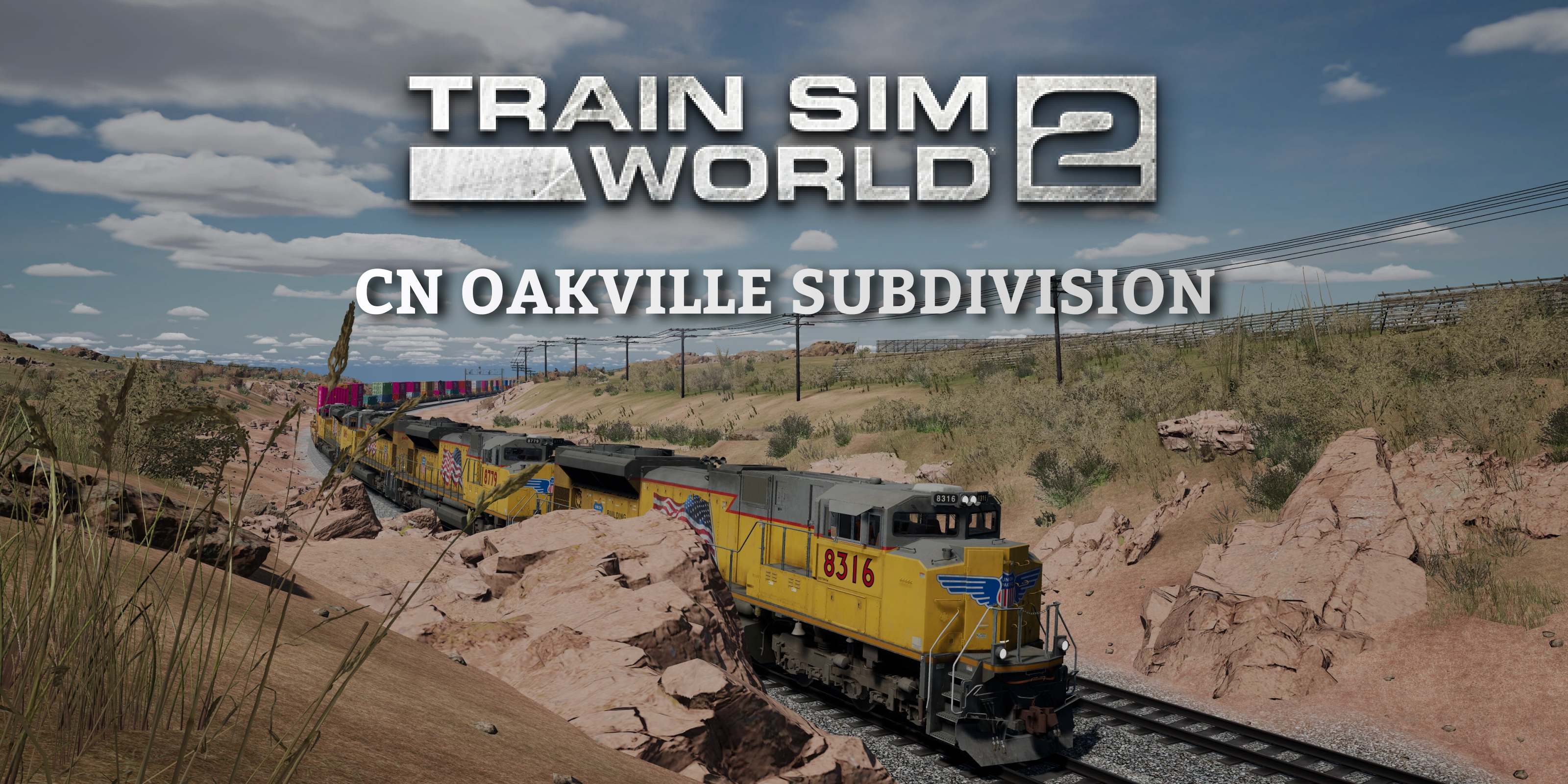 Train Sim World 2 Canadian National Oakville Subdivision Hamilton Oakville Route Add On DLC (PC)
