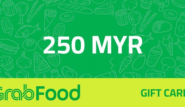 GrabFood Gift Card 250 MYR