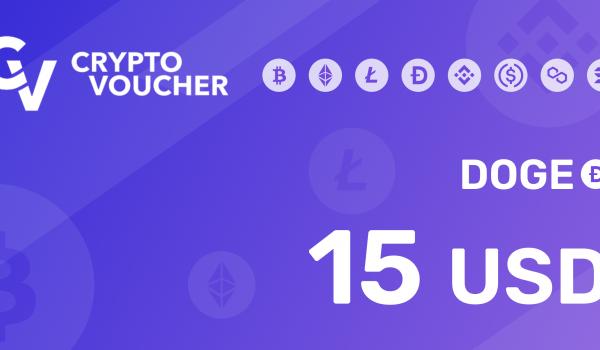 Crypto Voucher Doge 15 USD