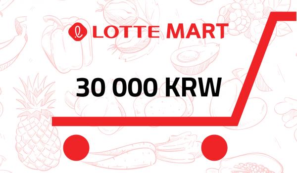 Lotte Mart Gift Card 30000 KRW