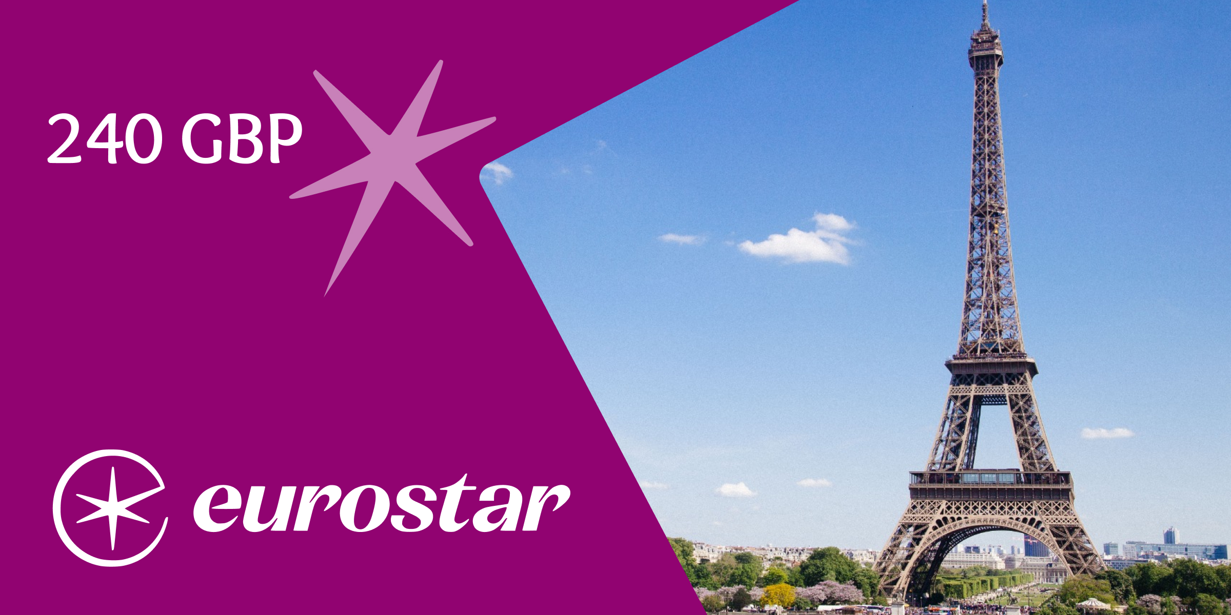 Eurostar Gift Voucher 240 GBP