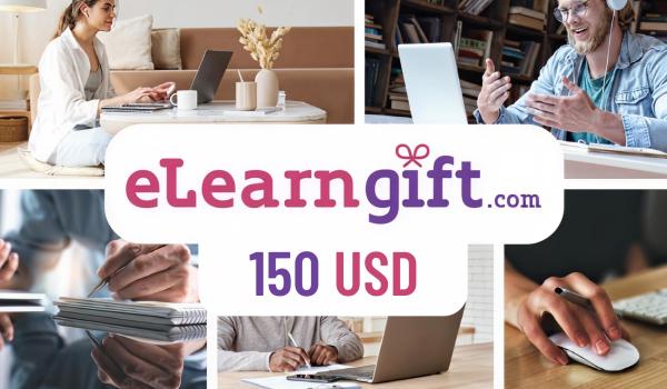 eLearnGift Gift Card 150 USD