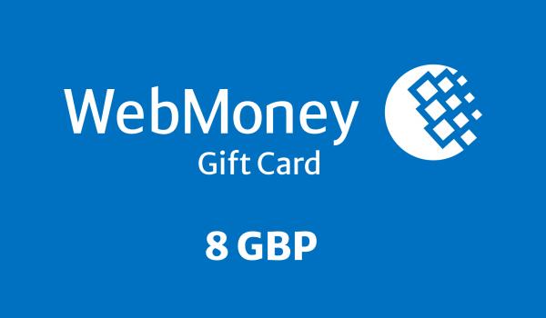 WebMoney Gift Card 8 GBP