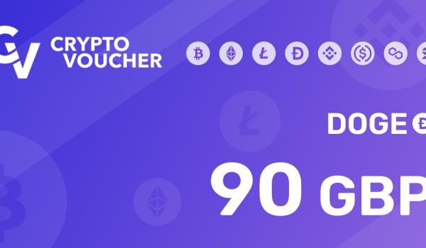 Crypto Voucher Doge 90 GBP