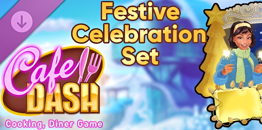 Cafe Dash Cooking Diner Game Festive Celebration Set (PC)