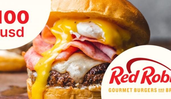 Red Robin Gift Card 100 USD