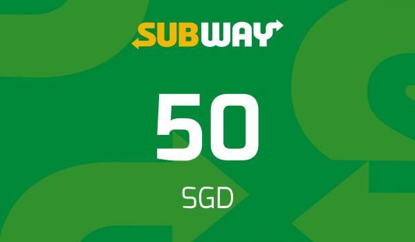 Subway Gift Card 50 SGD