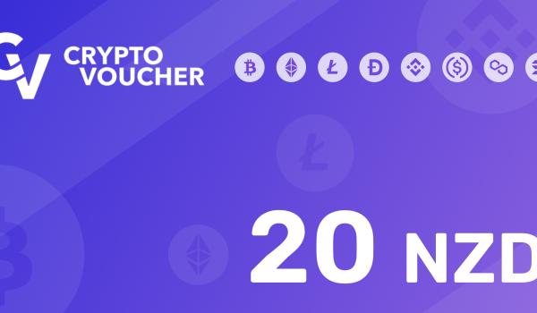Crypto Voucher Gift Card 20 NZD