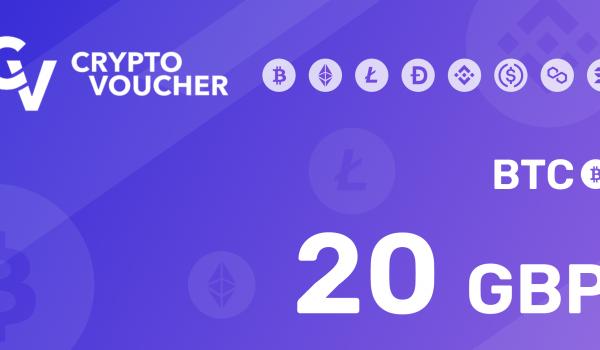 Crypto Voucher BTC 20 GBP
