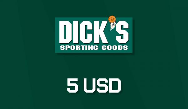 Dicks Sporting Goods Gift Card 5 USD