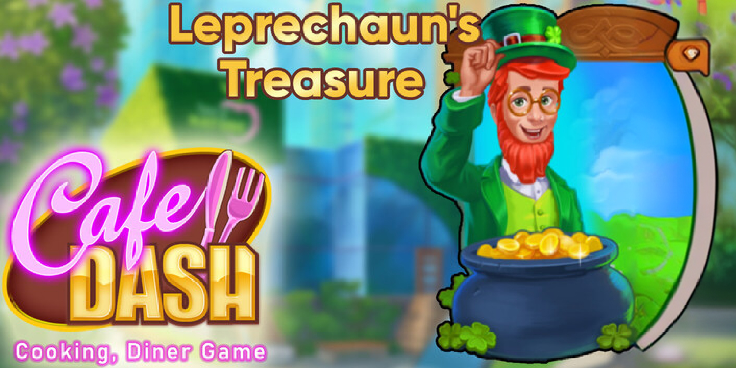 Cafe Dash Cooking Diner Game Leprechauns Treasure (PC)