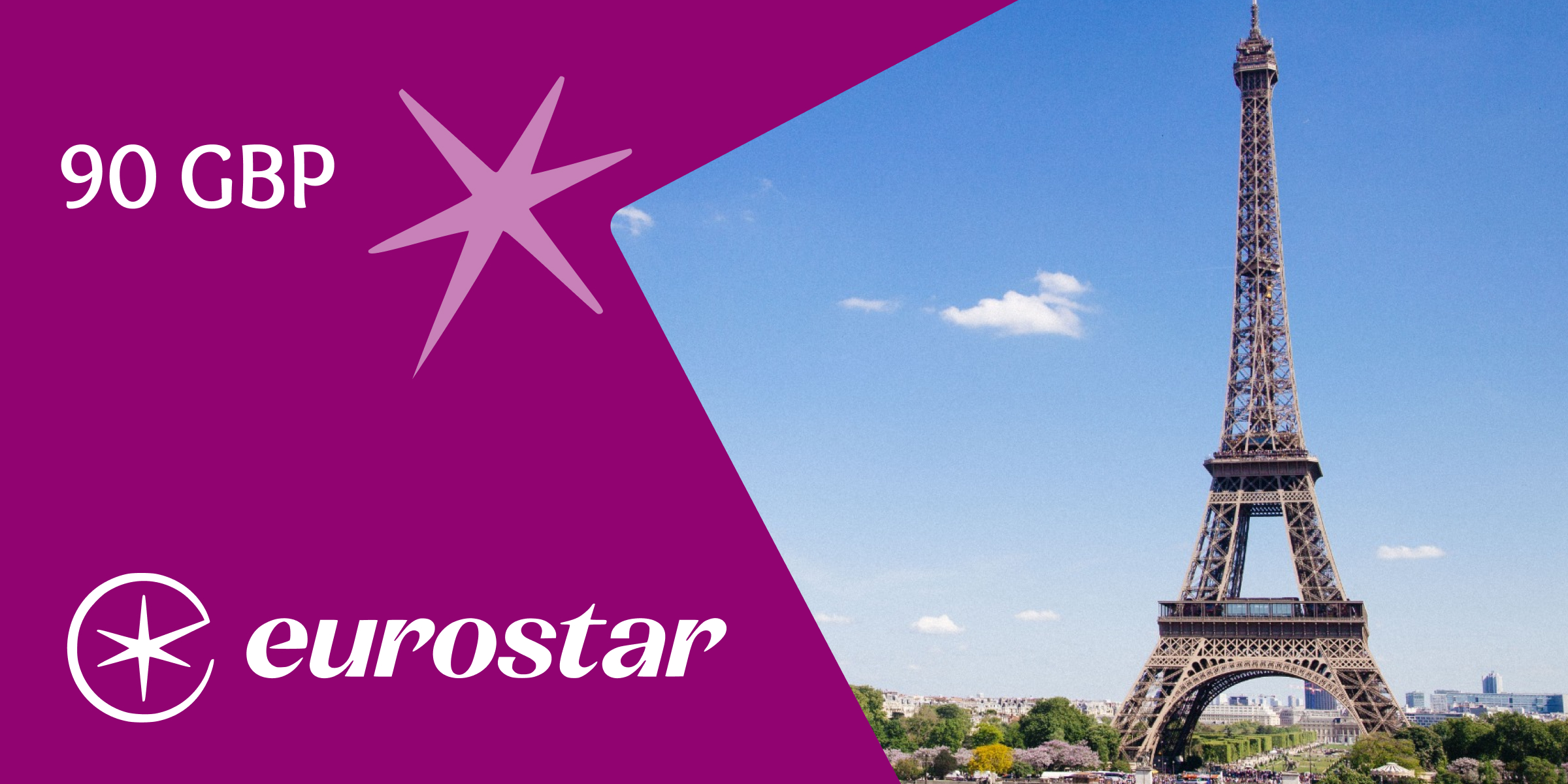 Eurostar Gift Voucher 90 GBP