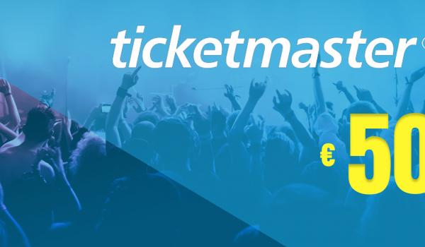 Ticketmaster Gift Card 50 EUR