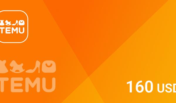Temu Gift Card 160 USD