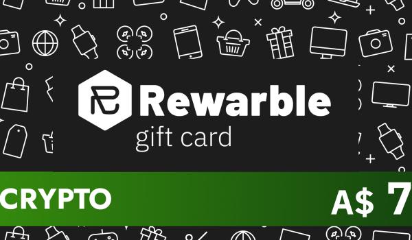 Rewarble Crypto Gift Card 7 AUD