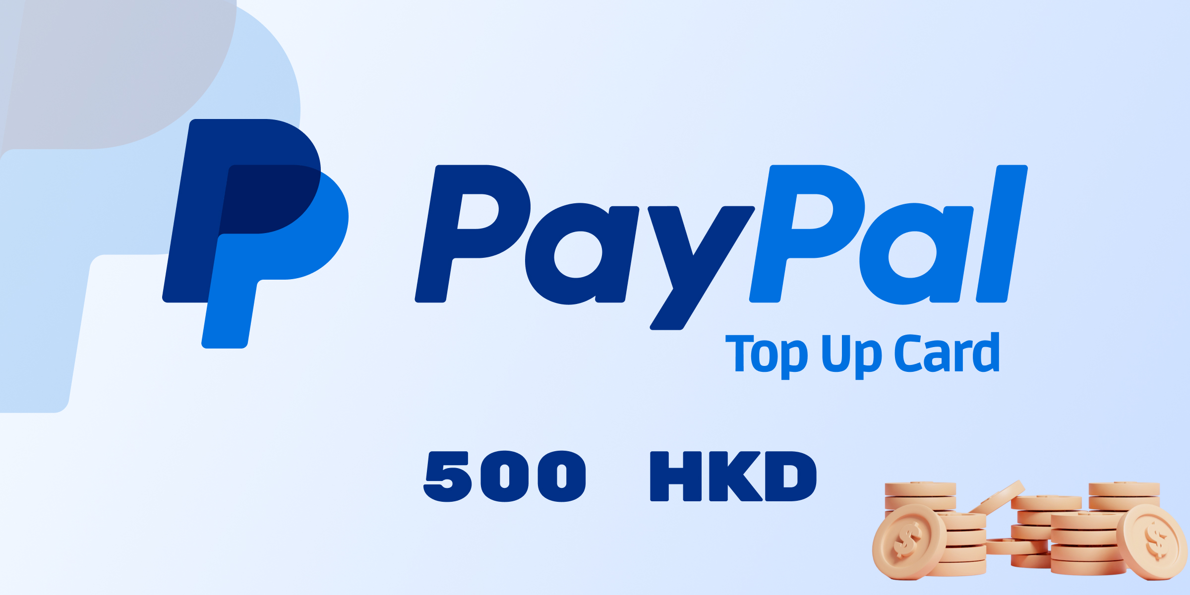 PayPal Wallet Top Up 500 HKD