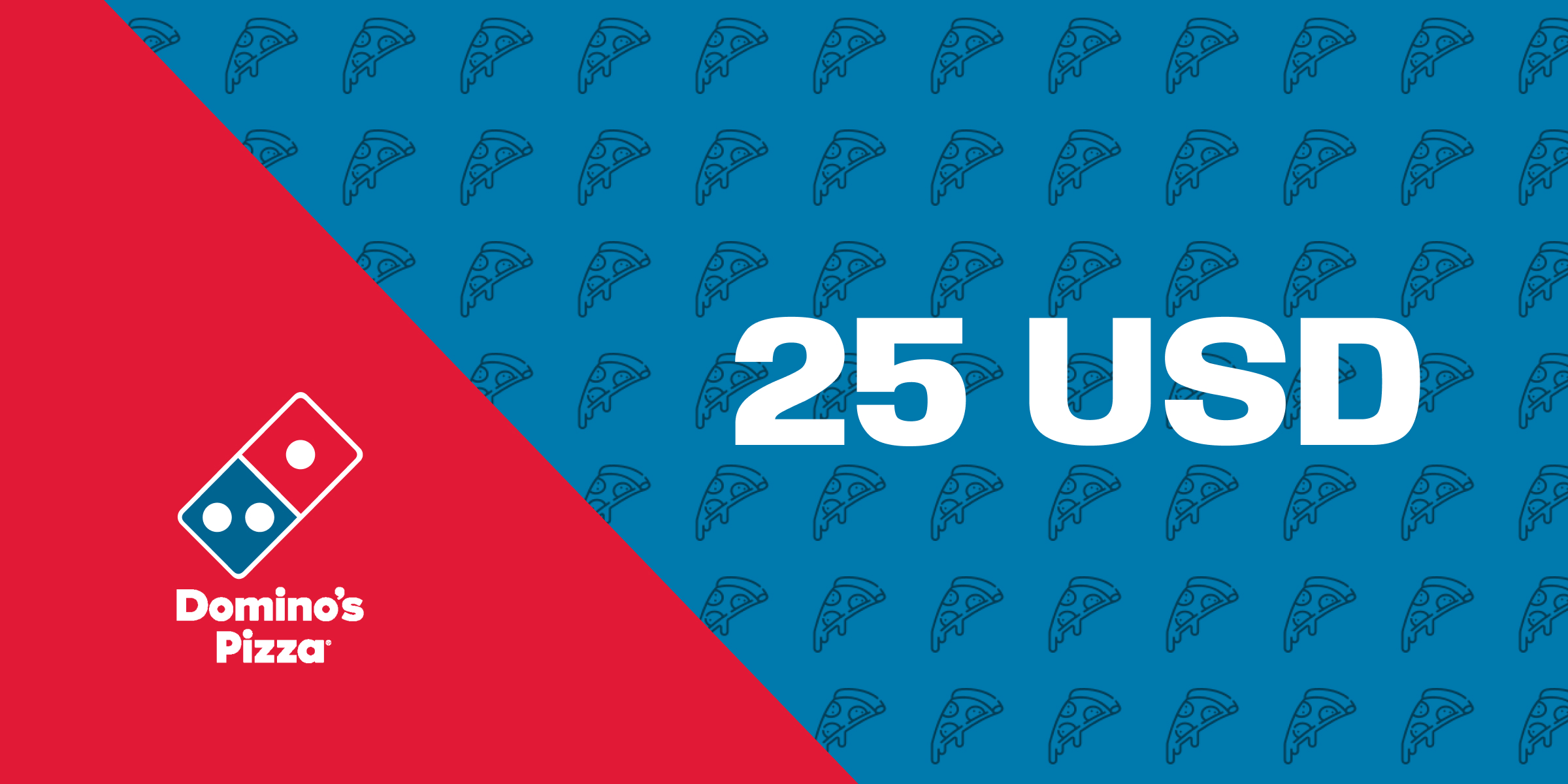 Dominos Pizza Gift Card 25 USD