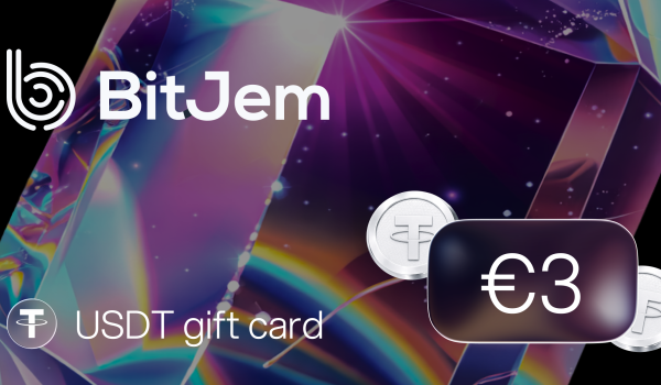 Bitjem USDT Gift Card 3 EUR